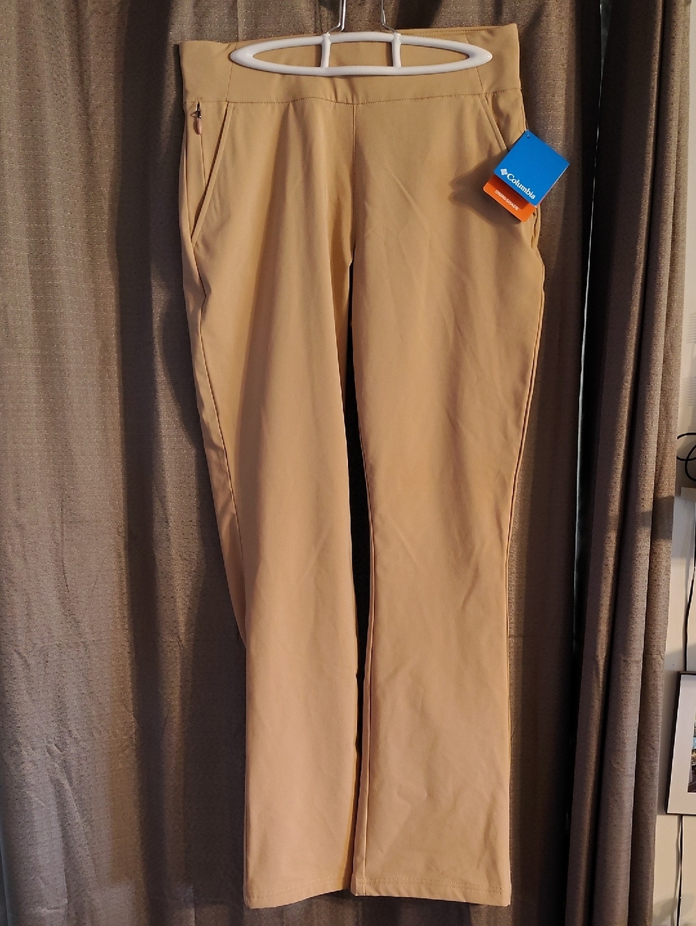 Columbia Women's Khaki Omni Shade Stretch Performance Chinos